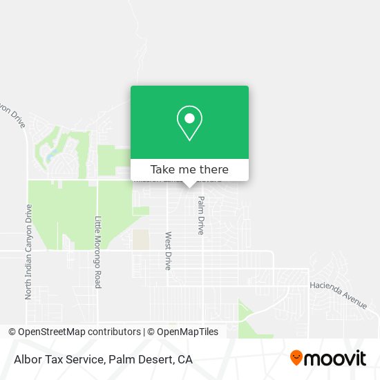 Albor Tax Service map