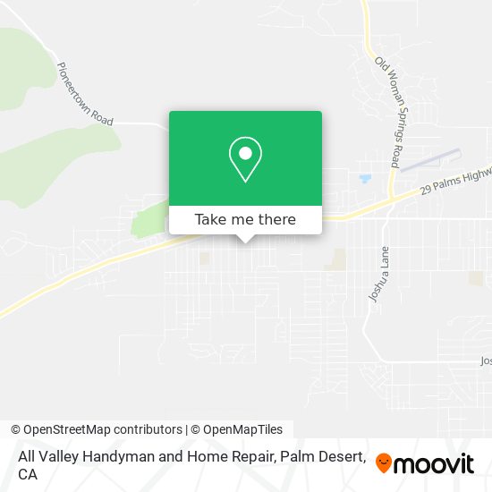 All Valley Handyman and Home Repair map