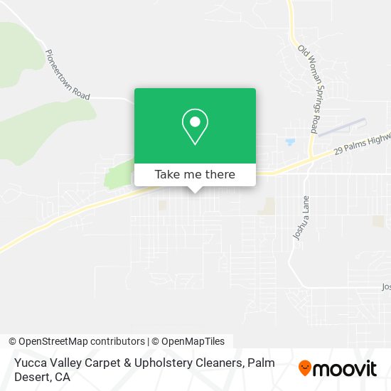 Mapa de Yucca Valley Carpet & Upholstery Cleaners