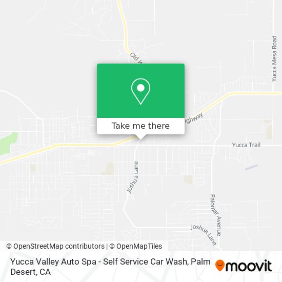 Yucca Valley Auto Spa - Self Service Car Wash map