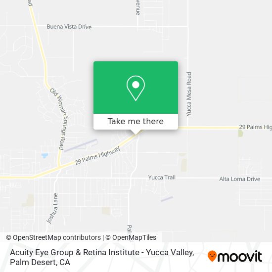 Acuity Eye Group & Retina Institute - Yucca Valley map