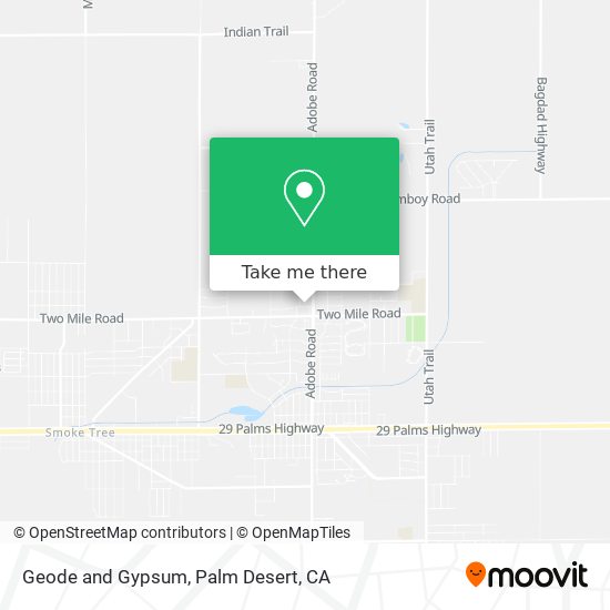 Geode and Gypsum map