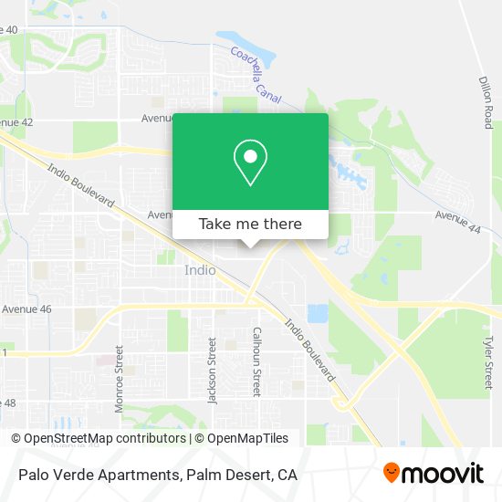 Palo Verde Apartments map