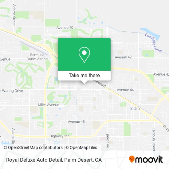 Royal Deluxe Auto Detail map