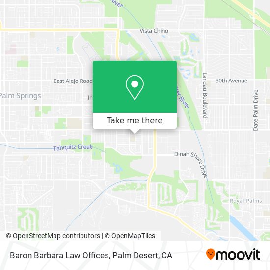 Baron Barbara Law Offices map