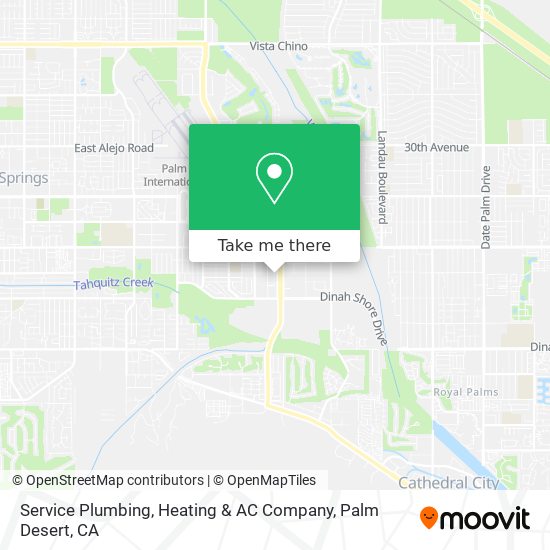 Mapa de Service Plumbing, Heating & AC Company