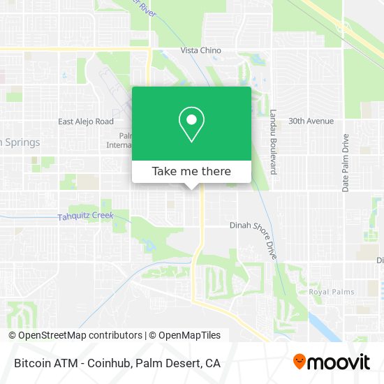 Bitcoin ATM - Coinhub map