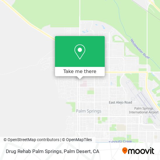 Drug Rehab Palm Springs map