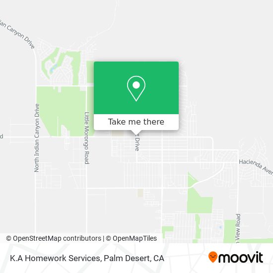 Mapa de K.A Homework Services