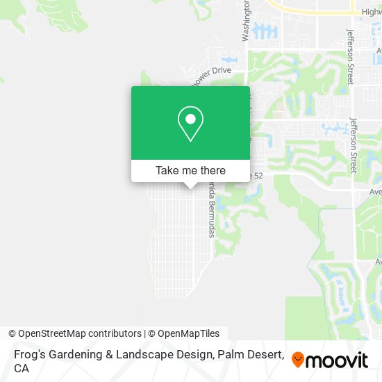 Frog's Gardening & Landscape Design map