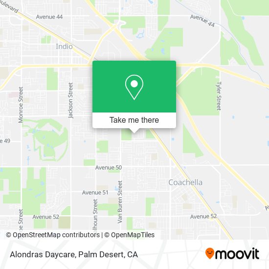 Alondras Daycare map