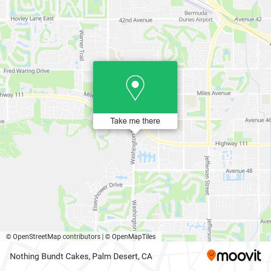 Mapa de Nothing Bundt Cakes