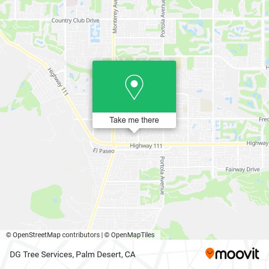 DG Tree Services map