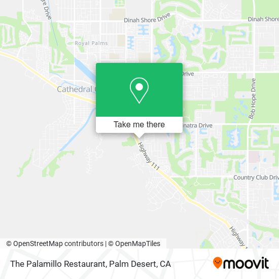 The Palamillo Restaurant map