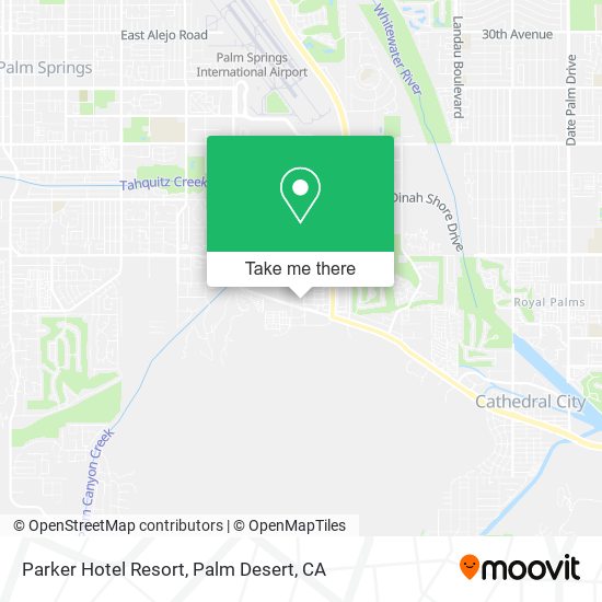 Parker Hotel Resort map