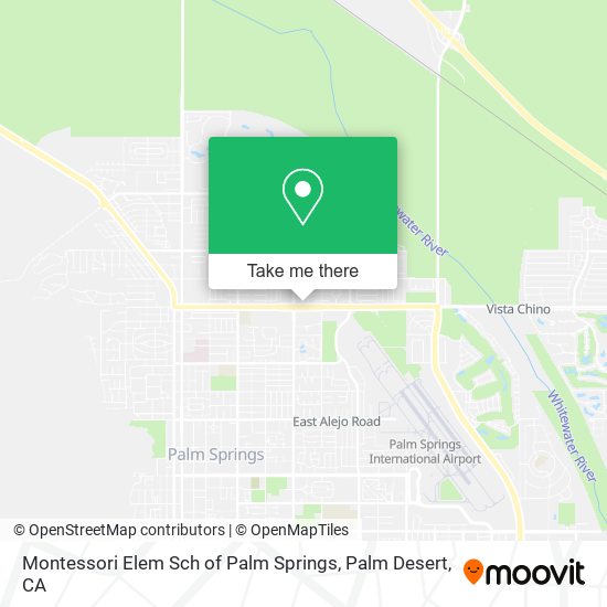 Mapa de Montessori Elem Sch of Palm Springs