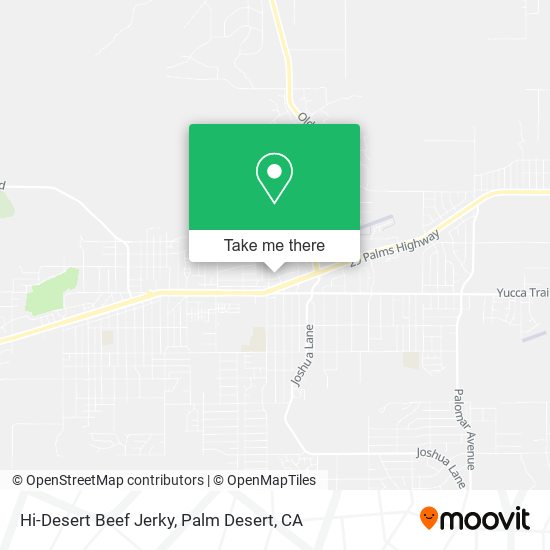 Hi-Desert Beef Jerky map