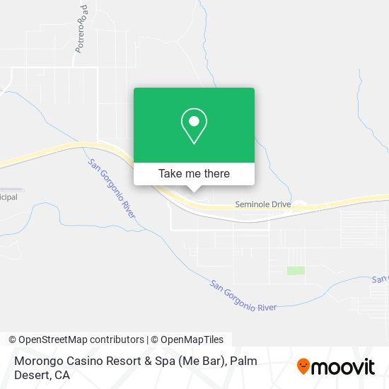 Morongo Casino Resort & Spa (Me Bar) map