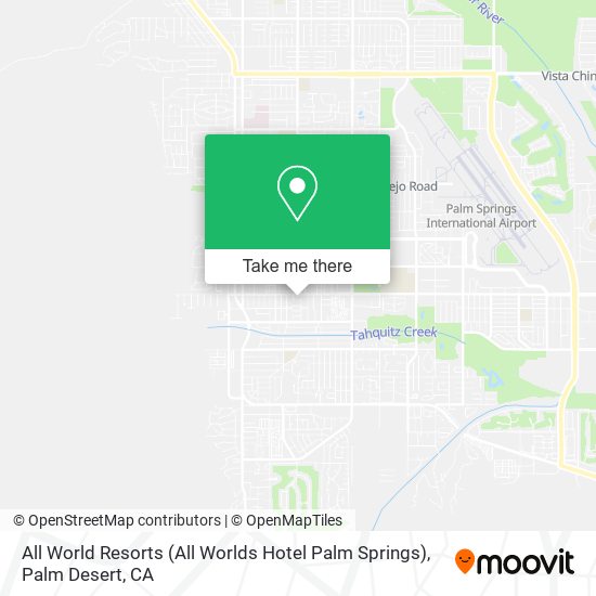 All World Resorts (All Worlds Hotel Palm Springs) map