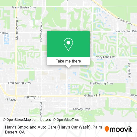 Mapa de Harv's Smog and Auto Care (Harv's Car Wash)
