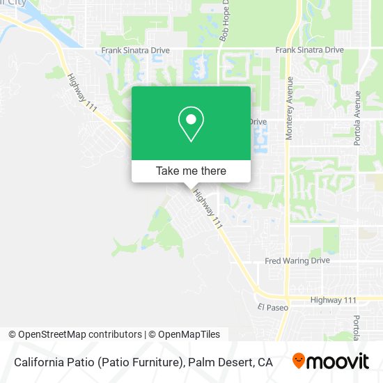 California Patio (Patio Furniture) map
