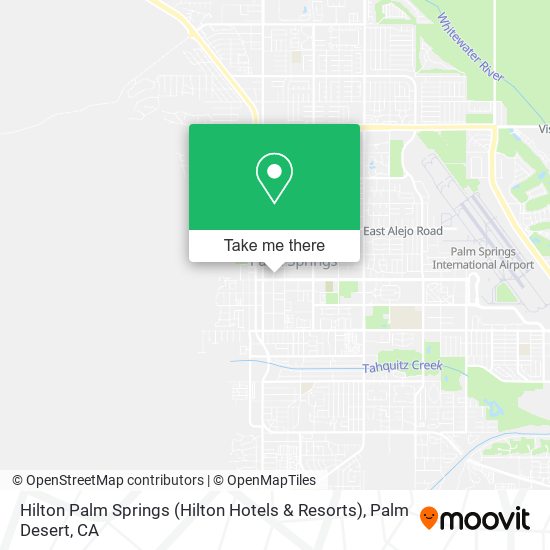Hilton Palm Springs (Hilton Hotels & Resorts) map