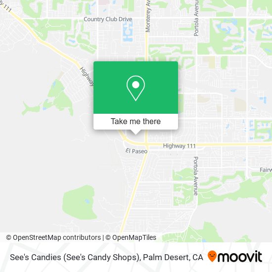 Mapa de See's Candies (See's Candy Shops)