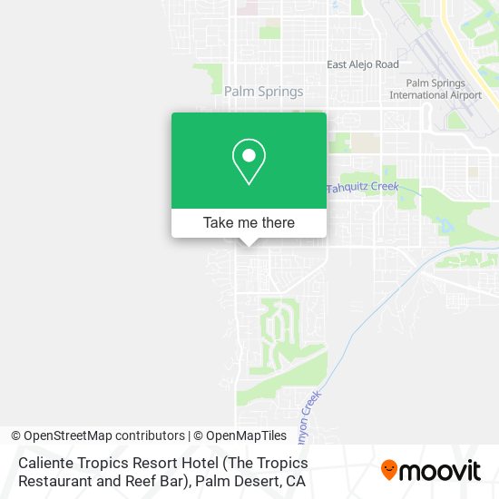 Caliente Tropics Resort Hotel (The Tropics Restaurant and Reef Bar) map