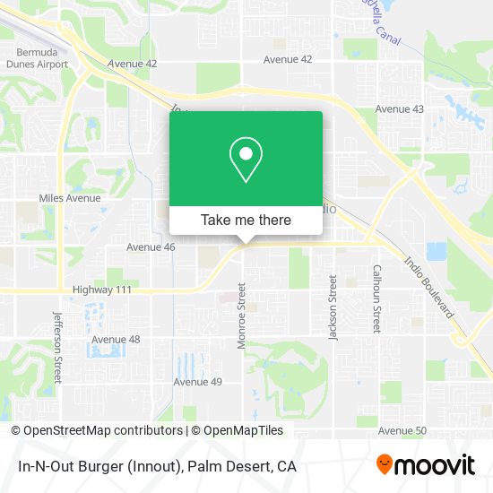 In-N-Out Burger (Innout) map