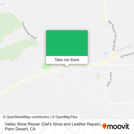 Valley Shoe Repair (Del's Shoe and Leather Repair) map