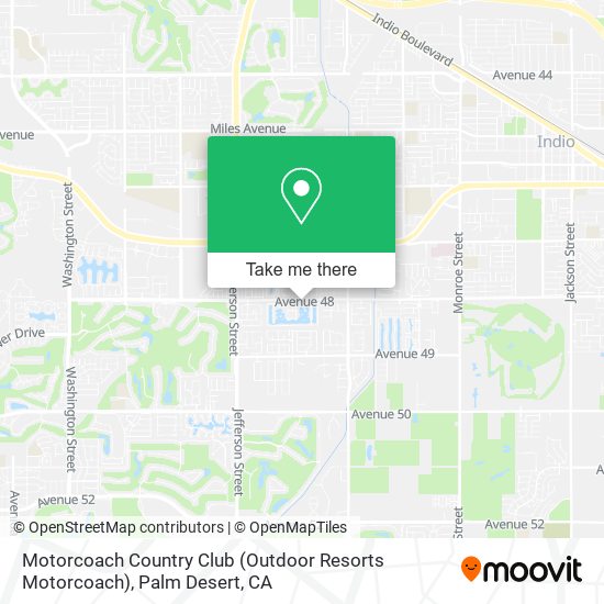 Motorcoach Country Club (Outdoor Resorts Motorcoach) map