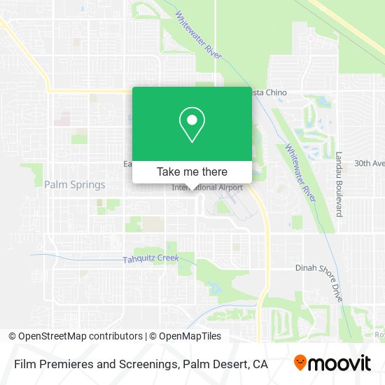 Mapa de Film Premieres and Screenings