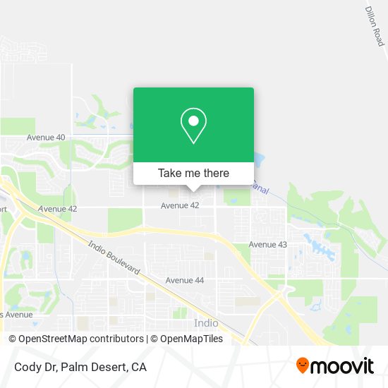 Cody Dr map