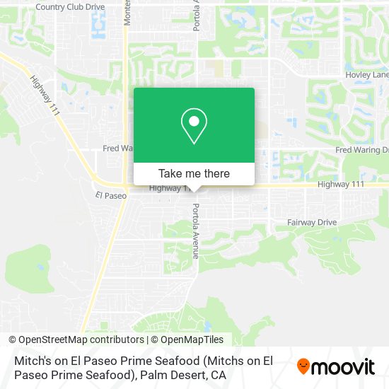 Mitch's on El Paseo Prime Seafood (Mitchs on El Paseo Prime Seafood) map