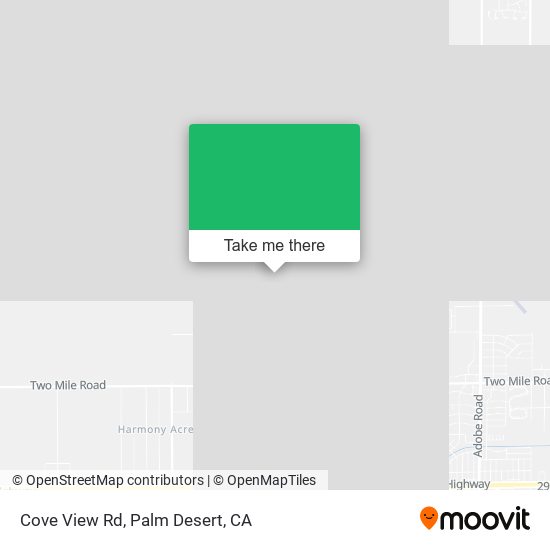 Cove View Rd map