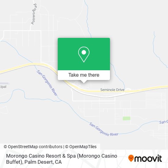 Morongo Casino Resort & Spa (Morongo Casino Buffet) map