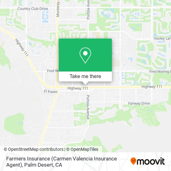 Mapa de Farmers Insurance (Carmen Valencia Insurance Agent)