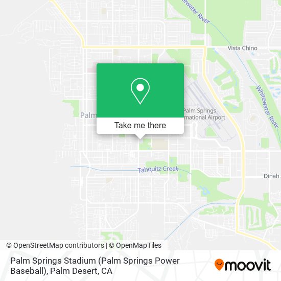 Palm Springs Stadium (Palm Springs Power Baseball) map