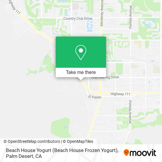 Beach House Yogurt map