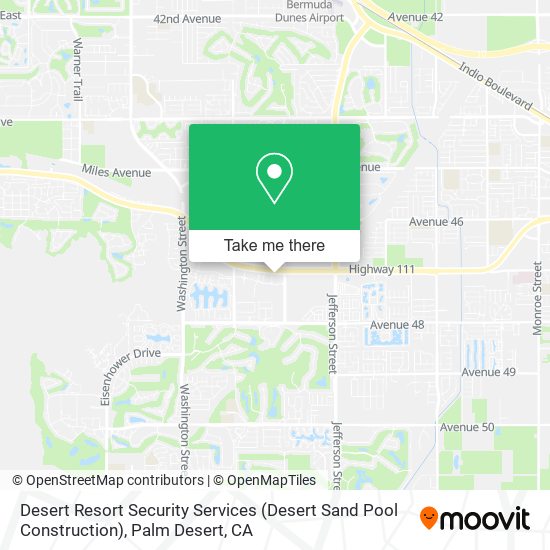 Desert Resort Security Services (Desert Sand Pool Construction) map