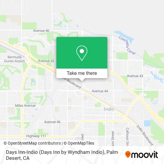 Days Inn-Indio (Days Inn by Wyndham Indio) map