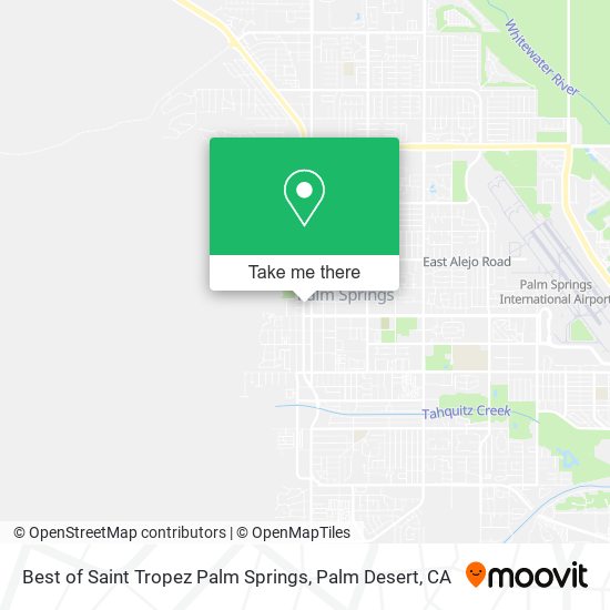 Best of Saint Tropez Palm Springs map