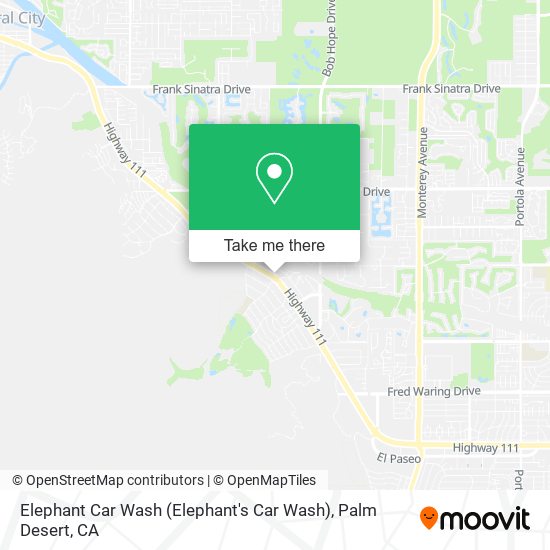 Mapa de Elephant Car Wash