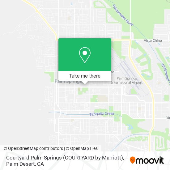 Mapa de Courtyard Palm Springs (COURTYARD by Marriott)