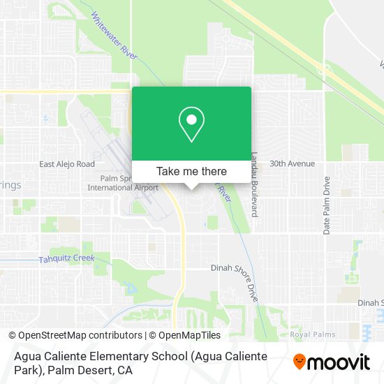 Agua Caliente Elementary School (Agua Caliente Park) map