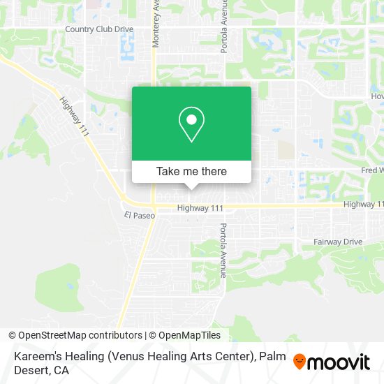 Mapa de Kareem's Healing (Venus Healing Arts Center)