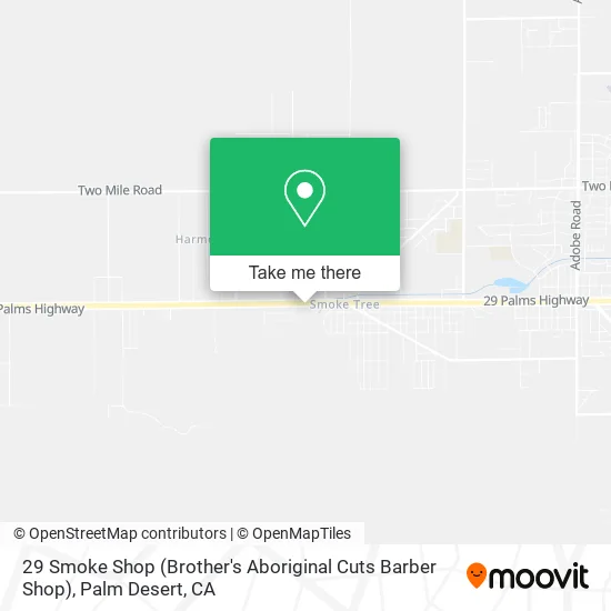 29 Smoke Shop (Brother's Aboriginal Cuts Barber Shop) map