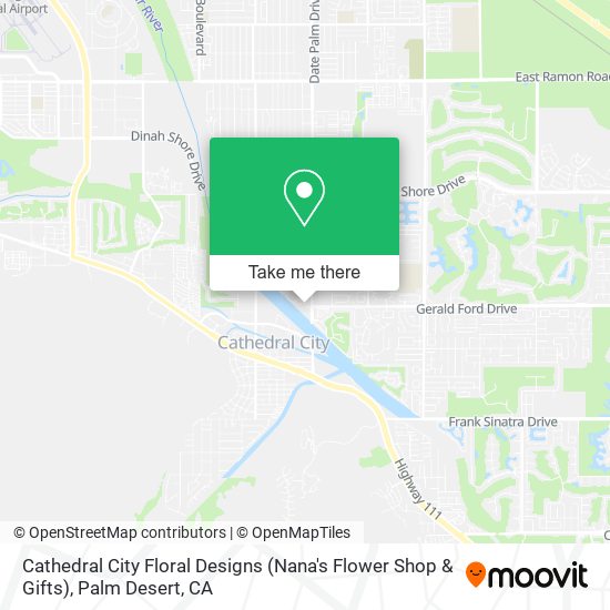 Cathedral City Floral Designs (Nana's Flower Shop & Gifts) map