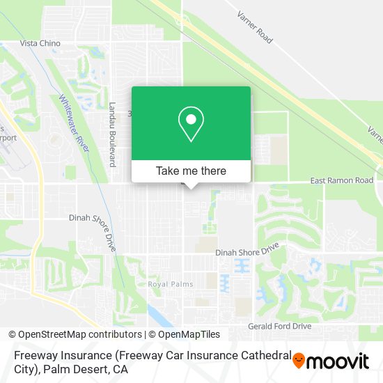 Mapa de Freeway Insurance (Freeway Car Insurance Cathedral City)