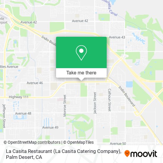 Mapa de La Casita Restaurant (La Casita Catering Company)